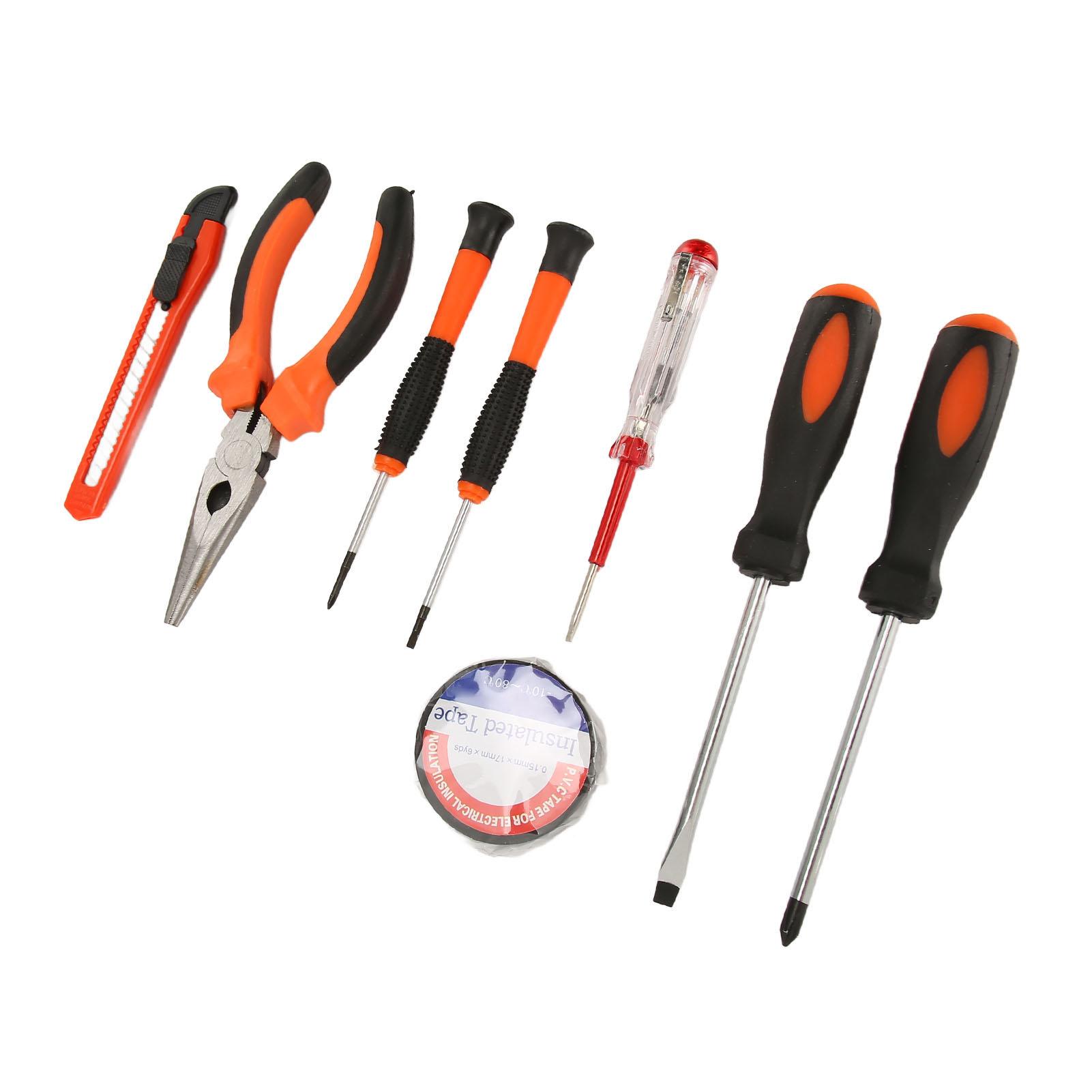 

Набор домашних инструментов 9 шт. Бытовые инструменты Многофункциональный набор с портативным ящиком для обслуживания DIY