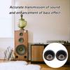2pc Speaker Bass Port Tube Speaker Port Tube Enhances Bass Performances Reduces Air Resistance 99mm Diameter Opening