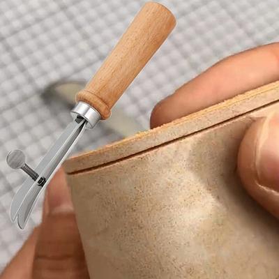 Adjustable Leather Edge Stitching Groover Leather Craft Groove Gouge Diy Tool