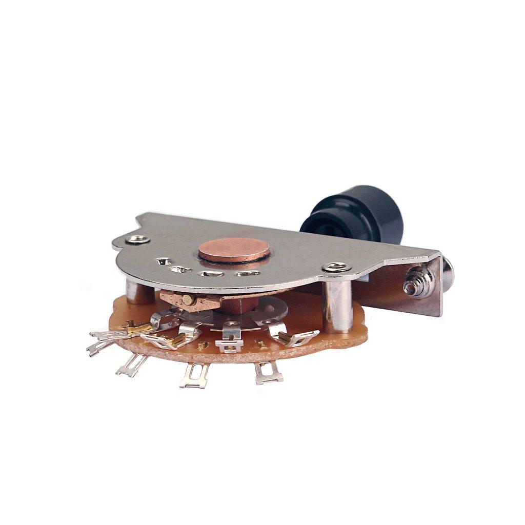 Miwayer Electric Guitar Switch 3 way 4 way 5 Way Metal Plastic 1pcs Tips Switch with Screws Electric Guitar Accessories