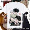 T-shirts Japonais Anime Chaud Jujutsu Kaisen Homme Enfant Coton Motif Gojo T-Shirt Ras du Cou Enfant Homme Femme T-shirt Harajuku