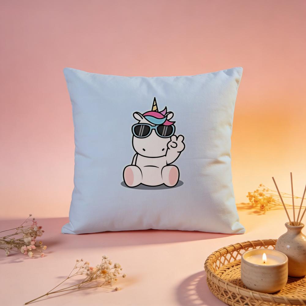 Magical Unicorn Fantasy Cushion Cover Comfortable Durable Pillow Cover MultiScene for Home Office Car Sofa