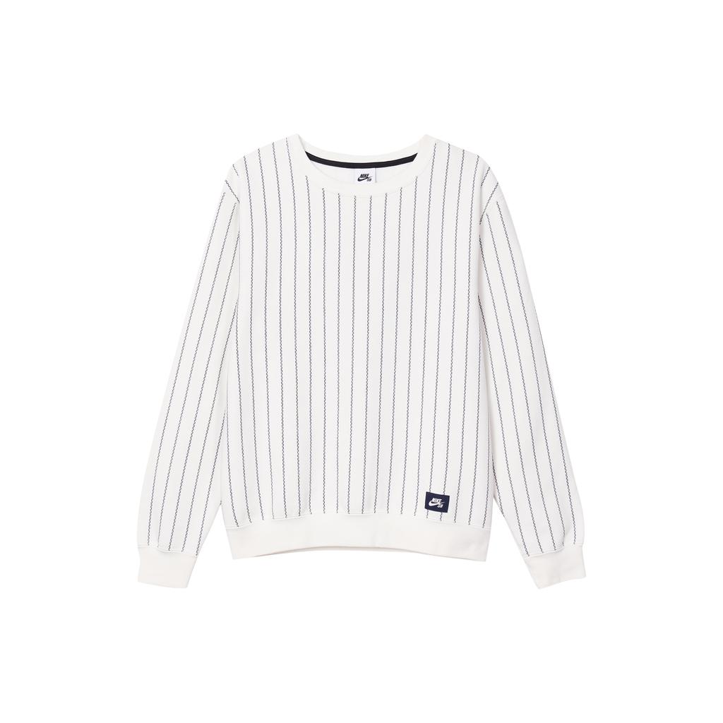 Nike Sweatshirts Unisex White Crew Neck Moderate Regular DH2637-133