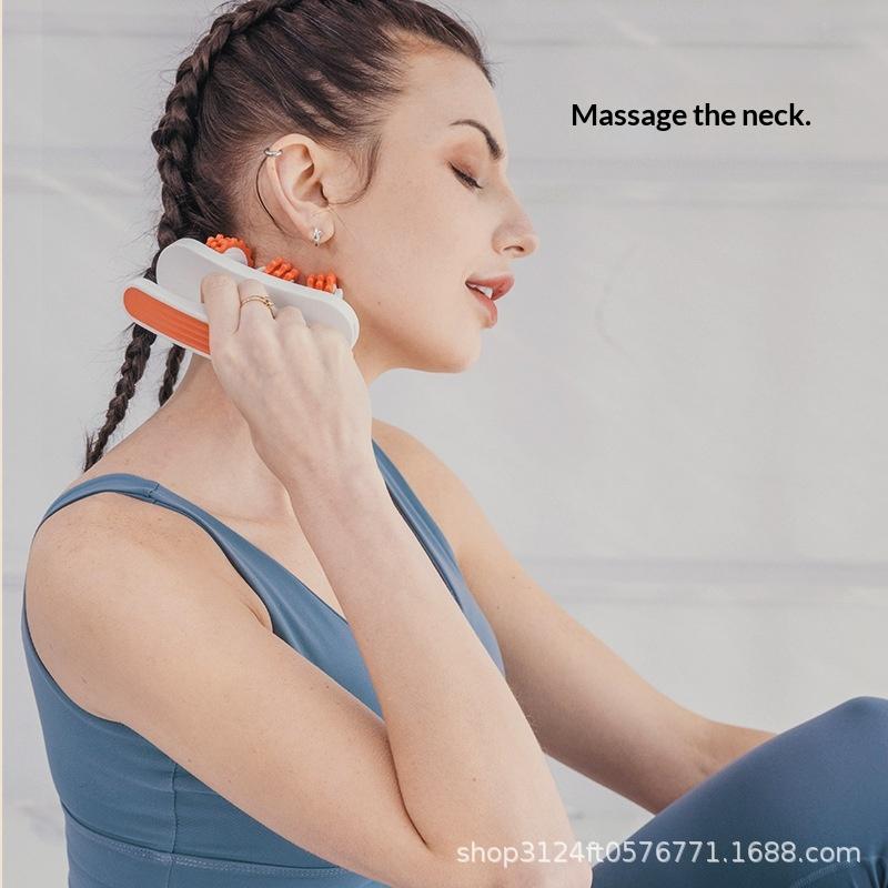 Multi-Function Ring Leg Massager Massage Roller Detachable Handles For Full Body Neck Shoulder Abdominal Muscle Slimming