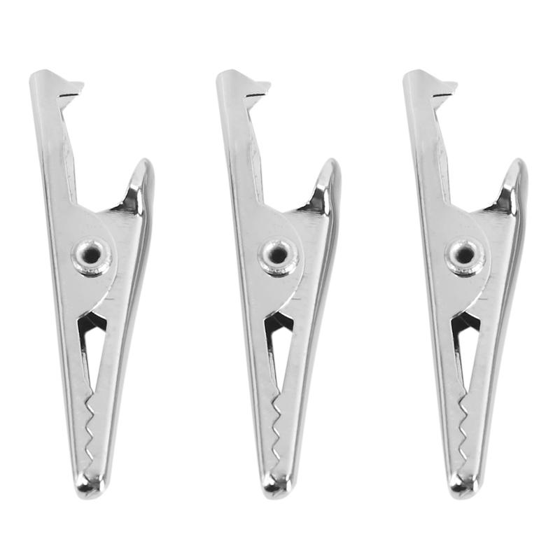 150 Pcs Silver Tone Metal Alligator Clip Crocodile Clamps