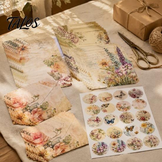 Romantic Confession Letter Paper Watercolor Letterhead Set, Envelopes And Stickers Dreamy Theme Kit, Handwritten Correspondence Birthday Messages