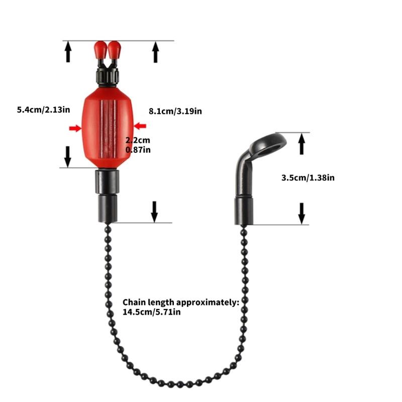 Universal Fishing Alerts Device With Quick Recognition Durability Outdoor Fishing Swing Alarm For Night Fishing
