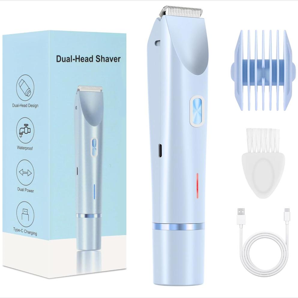 

2025 Новая бритва для зоны бикини Glow Aura, бритва для тела Glowshave 2-в-1 для женщин