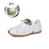 Leather women's autumn new flat-bottomed retro sports dad shoes casual versatile women's shoes