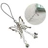 Unique Anime Keychain with Butterfly Bell Pendant Charm for Cosplay Enthusiasts
