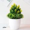Mini Potted Grass Bonsai: Cherry Snowball Home Decor Ornament