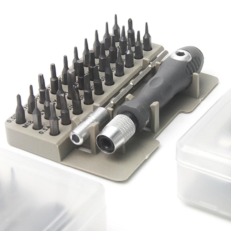 Multifunctional Screwdriver Set For Smartphone Repair Includes Compact Storage Case And Magnetic Bits Anti Loss Design