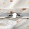 Babyclaw Baby Table Integrated Type, Child-led Baby Food, Waterproof Bib, Tank Top, Zipper Type, Bear Ivory, 1 Piece, 1 Piece
