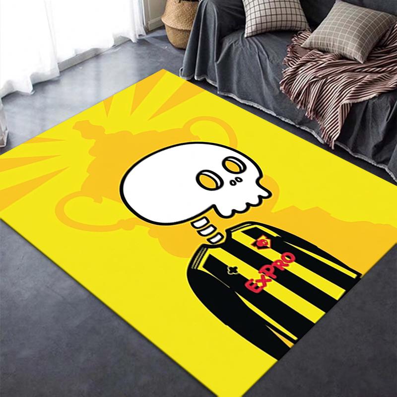 Watford FC Carpet Rug for Living Room Bedroom Home Sofa Decoration,Kids play Non-slip Floor Mat