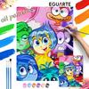 Oil Painting Painting Art Inside Out Cartoon Characters Handmade Diy Painting Home Decoration Gift