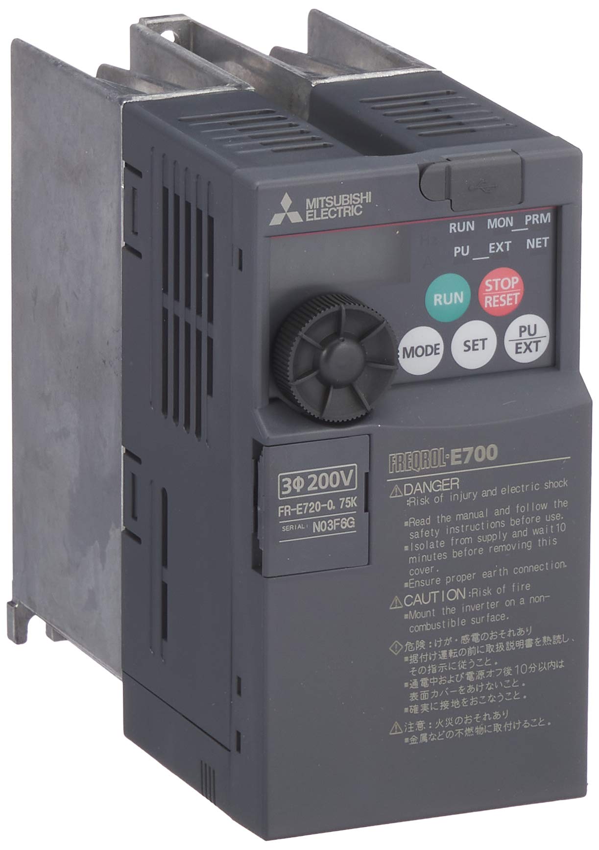 

Mitsubishi Electric Small Powerful Inverter FR-E720-0.75K