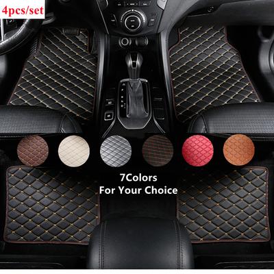 4ks Univerzální autokoberce kožené Custom Fit For Ford Fiesta Focus Edge Mustang Taurus Mondeo C-MAX Eco-Sport KUGA
