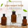 Brown Wide-Mouth 500ml Reagent Bottle with Ground-Glass Stopper