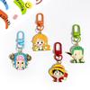 One Piece Keychain: Luffy & Nami Metal Earphone Bag Pendant