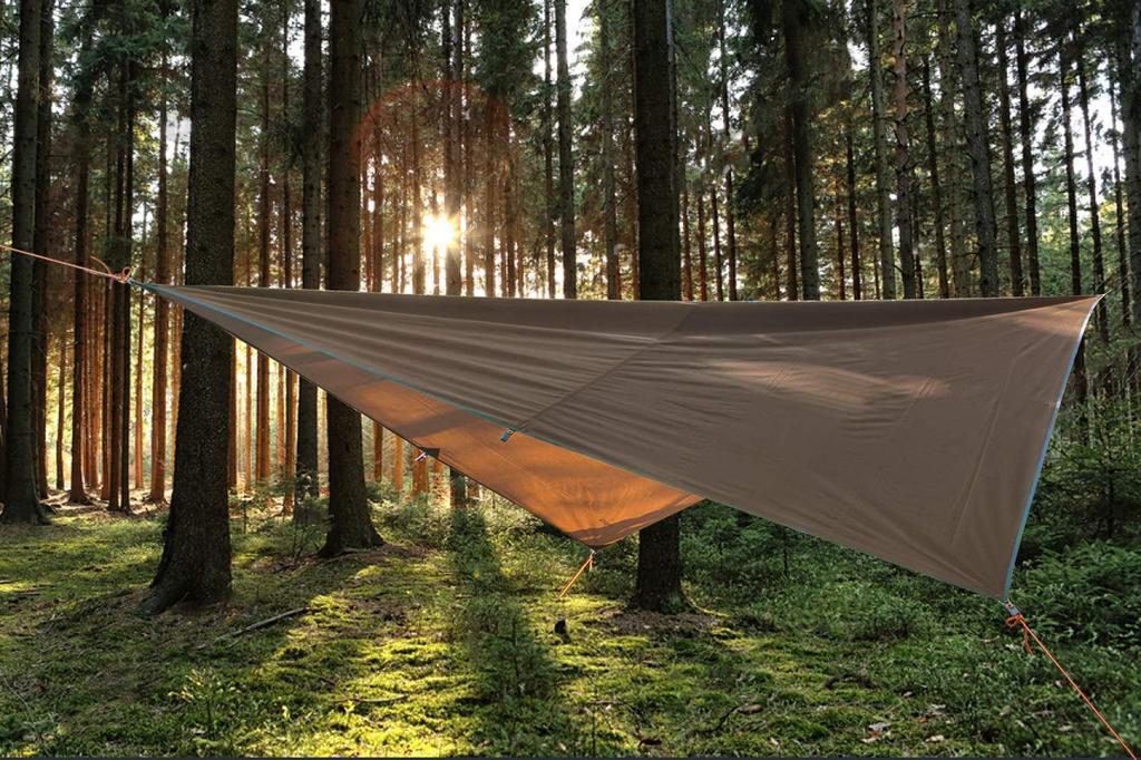 Unigear Vattentät Presenning Campingpresenning Tält Lättviktig Solskydd Mycket Vattentålig UV-skydd Termiskt Solskydd Bärbar Markis Skydd Utomhus