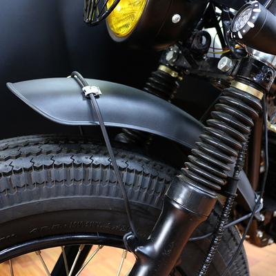 Black Motorcycle Retro Front Motorcycle Fender Mudguard Universal Cover Protector for Harley Honda Yamaha Suzuki Cafe