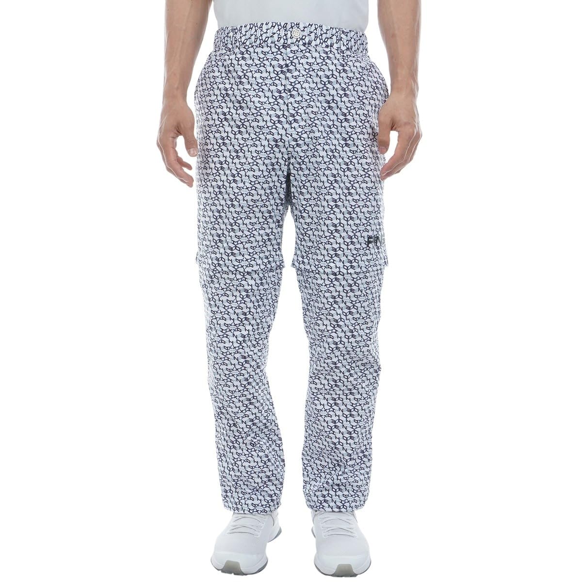 

[Pin Apparel] Men s 2-way tapered pants (water-repellent, all-directional stretch) Golf 621-5131107 030White 3L