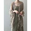 Shirts Women V Neck Loose Long Sleeve Open Stitch Korean Style Lace Up Simple Solid Summer Breathable Stylish