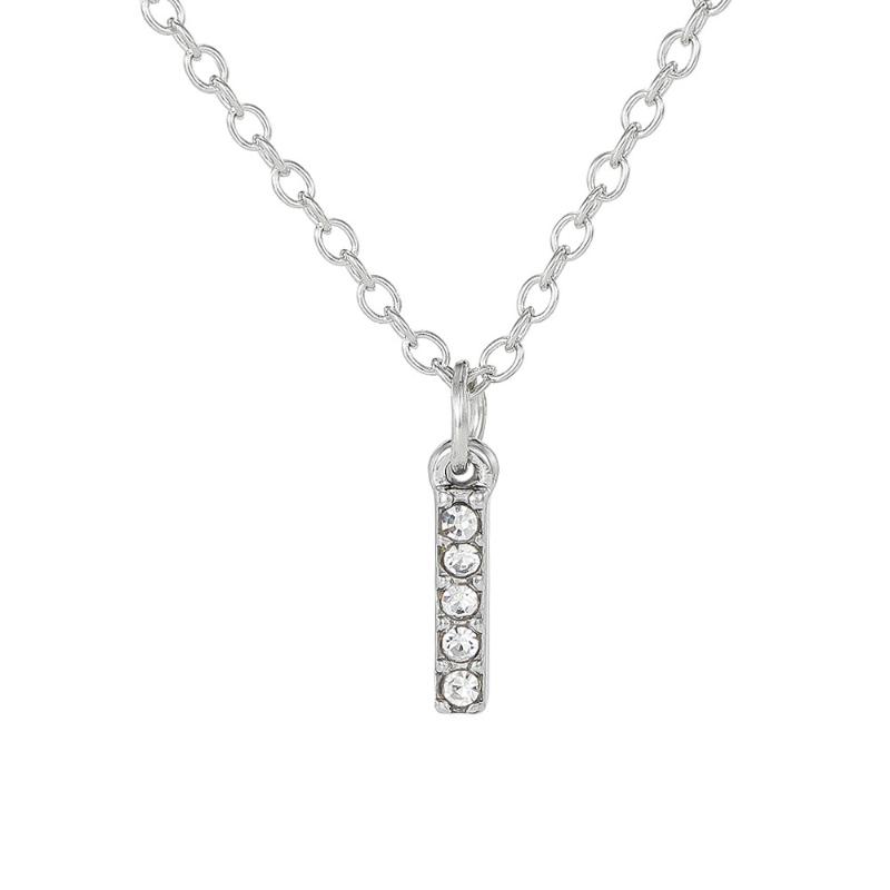 Fashion Shining A-Z Letter Pendant Charm Necklace 26 Initial Alphabet Name Clavicle Chain Party Valentine'S Day Jewelry Gift