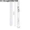 2PCS Double-sided Nail File 100/180/240 Grit Professional Sandpaper Cuticle Remover Buffer Files Manicure Tool Set
