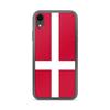 Phone Case – Flag of Denmark – Compatible iPhone XR – Soft Case – Resistant and Shockproof - Silicone - Pixelforma