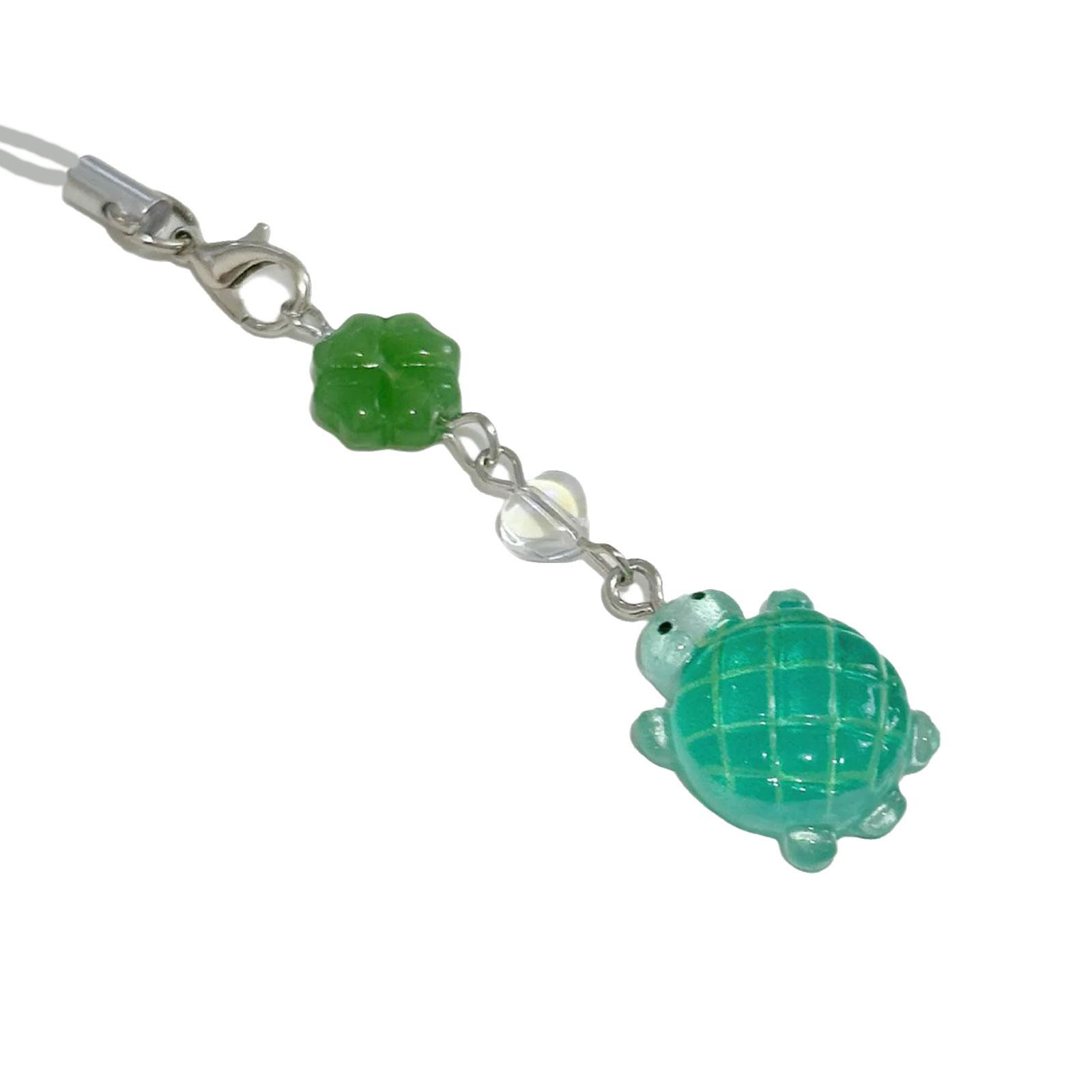 

Яркий брелок-черепашка из желе, мягкая смола, ретро-стиль, милый подарок для аксессуаров для телефона и сумки 6