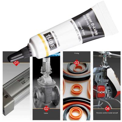 10g Grasa Lubricante Grado Alimenticio Buena Lubricidad Impermeable Silicona Super Lubricación de Juntas Tóricas para Hogar