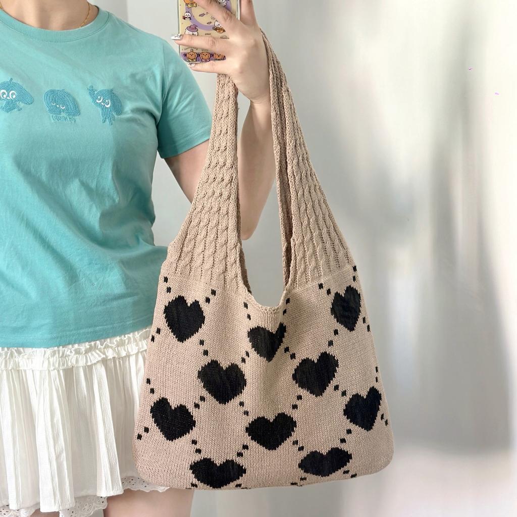 Large capacity tote bag woven bag summer shoulder bag women's hand-woven bag new holiday beach bag
