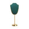 Velvet Necklace Pendant Holder Metal Base Jewelry Storage Display Rack  for Home Jewelry Storage