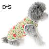 Pet Vest Puppy Shirt Breathable Soft Fabric Wear-Resistant Cute Summer Dog Clothes Printed Pet T-Shirt