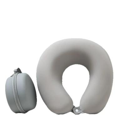 Memory Foam U-Shaped Neck Pillow for Travel, Airplane, Office - Ergonomic Portable Cervical Support Pillow with Washable Cover