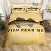 Fishing Soft Duvet Cover Set Twin King For Young Boys Men Rustic Fisherman Warm Comforter Cover Microfiber Wild Cabin Fishing Theme Beding Set