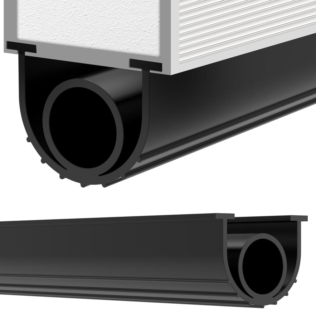 Dichtungsstreifen für Garagentore unten, solide, wasserdichte Dichtungsstreifen für Garagentore, staubdicht, Wetterschutz für Garagentore zur Sauberhaltung