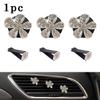 Stylish Crystal Car Accessory New Design Air Vent Clip With Sparkling Rhinestones