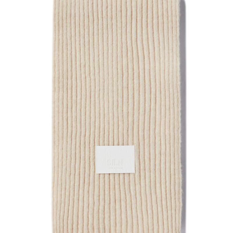 SILN knitted muffler (IVORY)