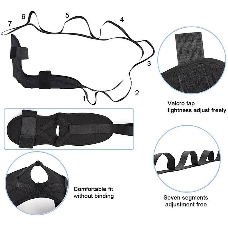 Fascia Stretcher Finally Flexible Again Yoga Strap Belt Trainning And Exercise Stroke Hemiplegia Rehabilitation Leg Stretcher