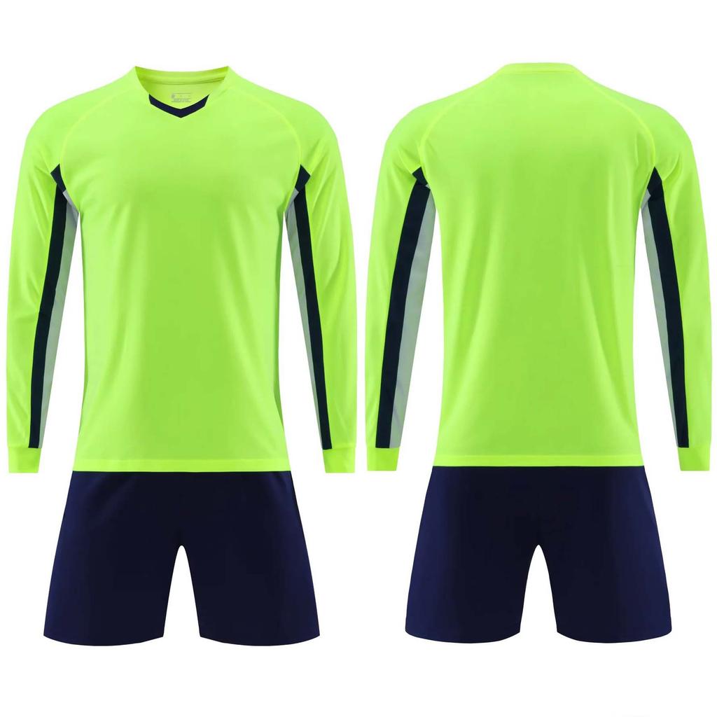 Long-sleeved football suit autumn and winter children's quick-drying sports suit student training suit printed football suit wholesale