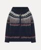 Mixxo Hairy Fair Isle Hooded Zip-Up Cardigan_Miwckfv2Ss