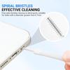 Portable Phone Cleaner, Cleaning Kit for USB-C Ports, Ports and Speakers, 12 Anti-Dust Brushes and Foam Tips