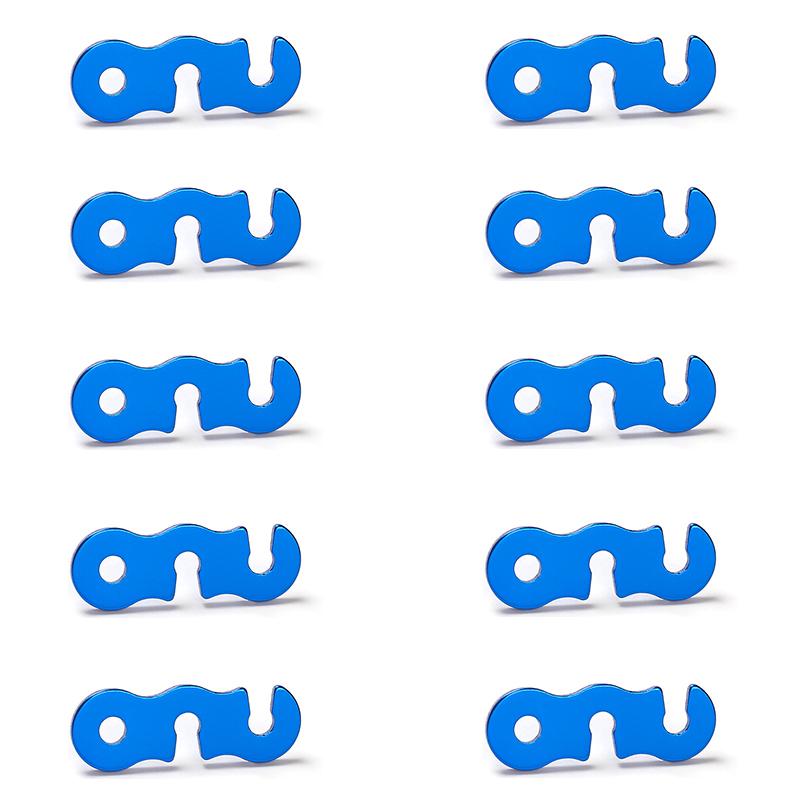 Aluminiumlegierung Zelt Windseil S-Typ Spanner Befestigungselement Einstellbar Camping Zelt Kordel Seil Schnalle Zeltzubehör Für Outdoor