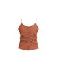 DRAE Shirring Backless Camisole Top_Orange