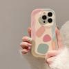 Ins Color Graffiti for iPhone15promax Mobile Phone Case Apple 14 Cream Wave 12/13 Soft Case 11