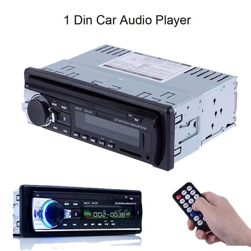 Car Stereo Radio FM Aux Input Receiver SD USB JSD-520 12V In-dash 1 Din Car MP3 Multimedia Player