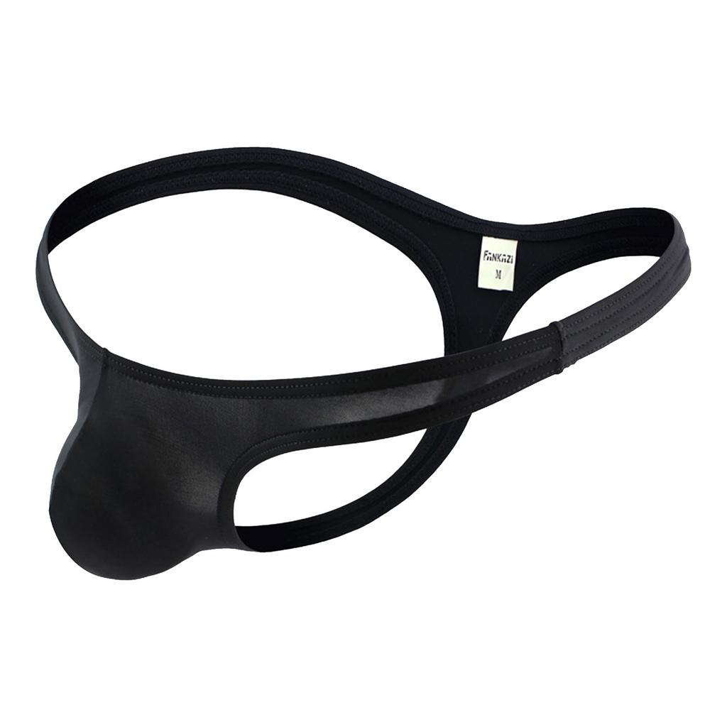 Men's Thong Nylon Youth Comfortable And Personalized Breathable Low Waisted Underwear