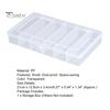Storage Box Dust Proof Large Capacity 6 Grids Jewelry Display Storage Organizer for Travel
